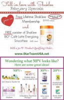 Shaklee Promotion February 2014